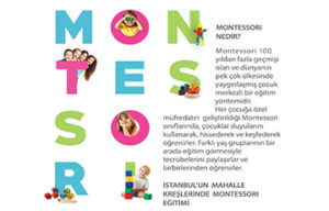 Anaokulu Öğretmenlerine Yönelik Montessori Eğitimi Duyurusu