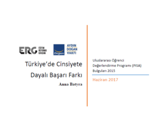 Türkiye'de Cinsiyete Dayalı Başarı Farkı: PISA 2015 Bulguları